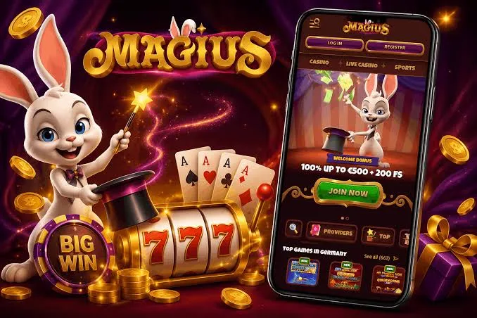 Magius Casino App-Screenshot